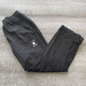 Charles River Windbreaker pants Black Men's XL Jay Golf embroidered adjustable